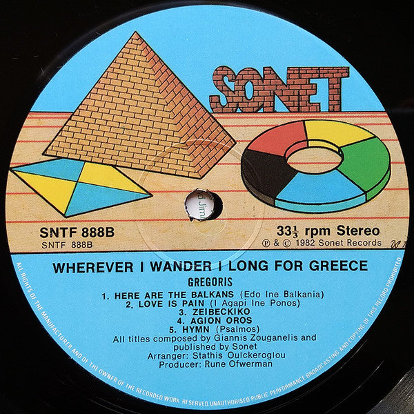 Gregoris - Wherever I Wander I Long For Greece
