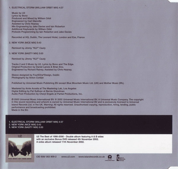 U2 - Electrical Storm