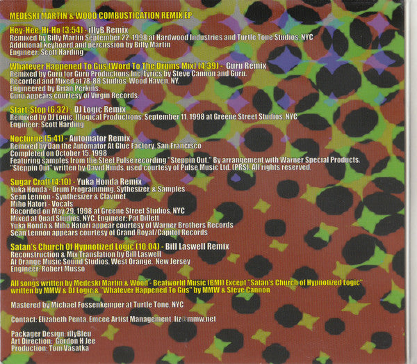 Medeski Martin & Wood - Combustication Remix EP