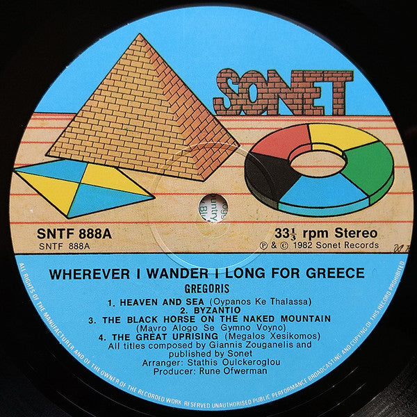 Gregoris - Wherever I Wander I Long For Greece