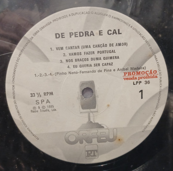 De Pedra E Cal - De Pedra E Cal