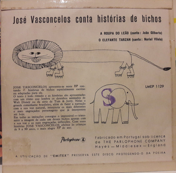 José Vasconcellos - João Gilberto, Noriel Vilela - Conta Histórias De Bichos