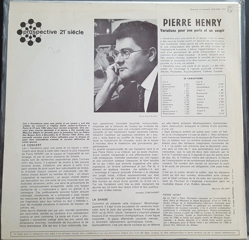 Pierre Henry - Variations Pour Une Porte Et Un Soupir
