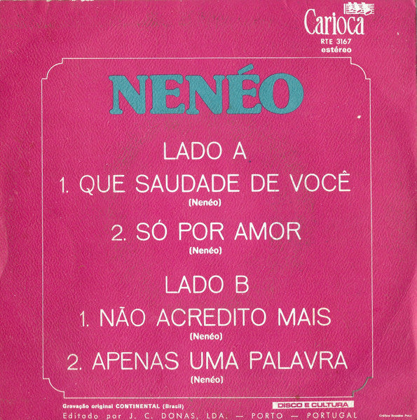 Nenéo - Que Saudade de Você