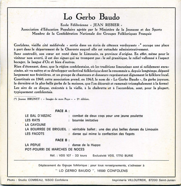 Lo Gerbo Baudo - 1 - Confolens (Charente)
