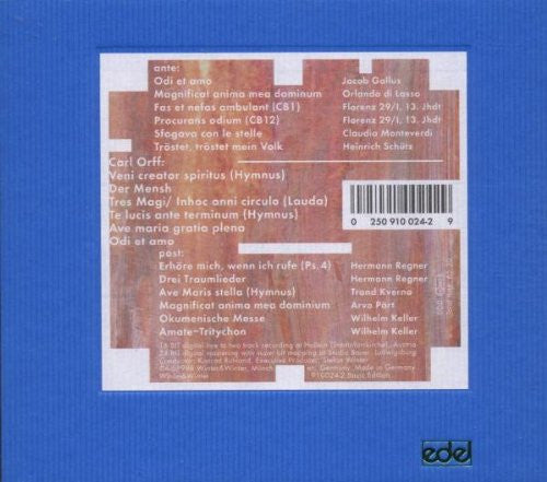 Carl Orff - Niederaltaicher Scholaren, Konrad Ruhland - Carl Orff - Ante - Post