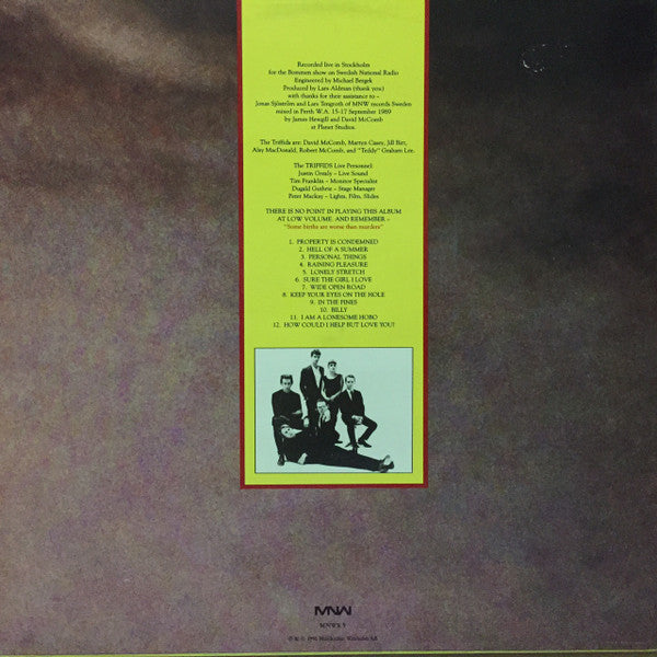 The Triffids - Stockholm - Live