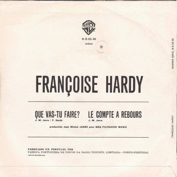 Françoise Hardy - Que Vas-Tu Faire ?