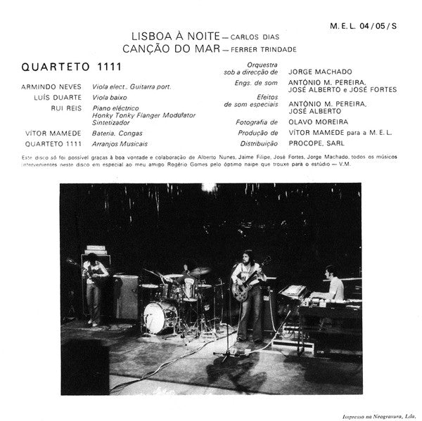 Quarteto 1111 - P'ra Frente Com A Música Portuguesa