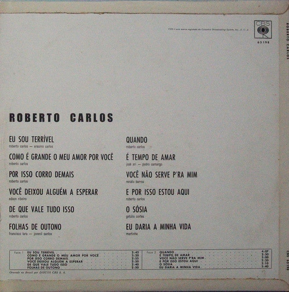 Roberto Carlos - Roberto Carlos Em Ritmo De Aventura
