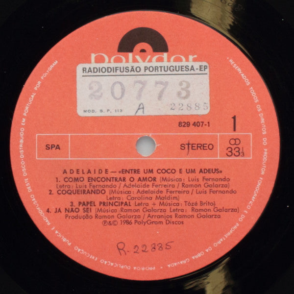 Adelaide Ferreira - Entre Um Coco E Um Adeus