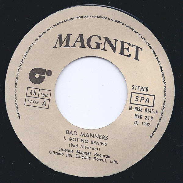 Bad Manners - Got No Brains