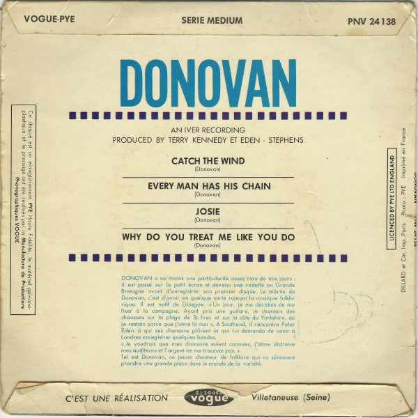 Donovan - Catch The Wind