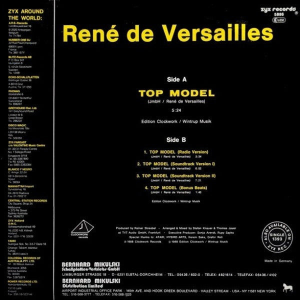 René De Versailles - Top Model