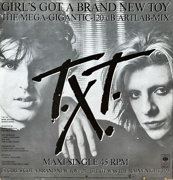 T.X.T. - Girl's Got A Brandnew Toy (The Mega-Gigantic-120dB Artlab-Mix)