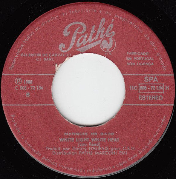 Marquis De Sade - Rythmiques / White Light-White Heat
