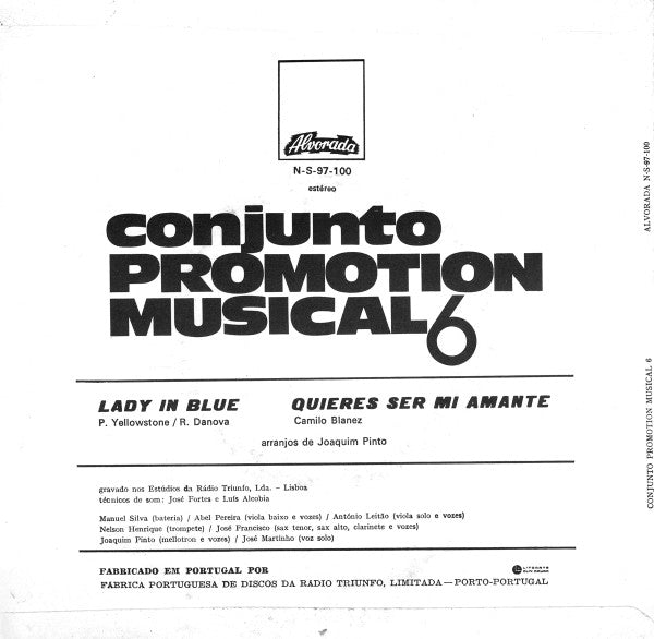 Conjunto Promotion Musical 6 - Lady In Blue / Quieres Ser Mi Amante