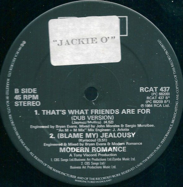 Modern Romance - That's What Friends Are For