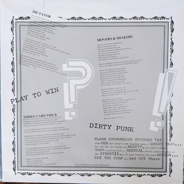 The Clash - Cut The Crap