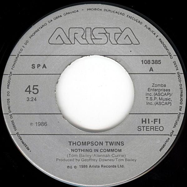 Thompson Twins - Nothing In Common