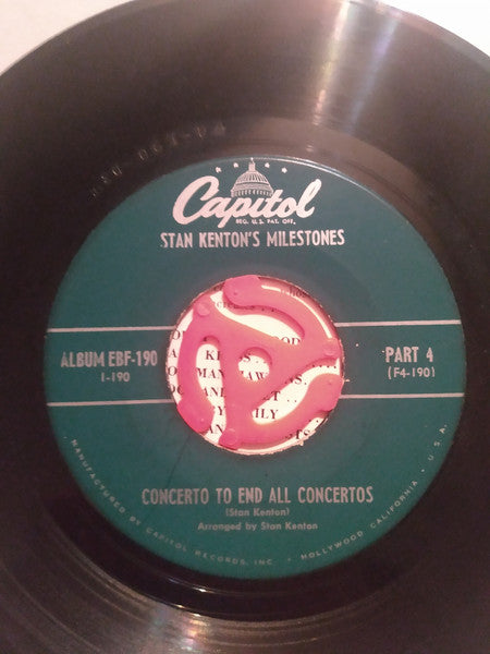 Stan Kenton - Milestones