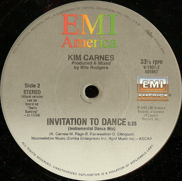 Kim Carnes - Invitation To Dance