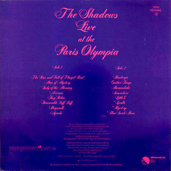 The Shadows - Live At The Paris Olympia