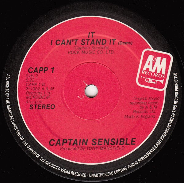 Captain Sensible - Happy Talk
