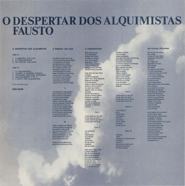 Fausto Bordalo Dias - O Despertar Dos Alquimistas