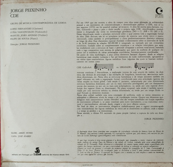 Jorge Peixinho - CDE
