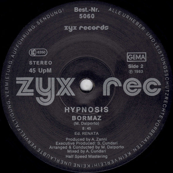 Hipnosis - Oxygene / Bormaz