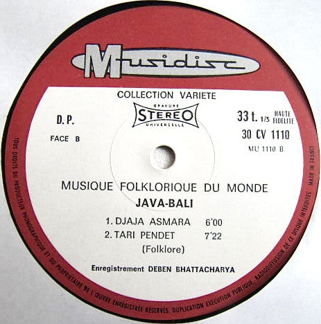 Deben Bhattacharya - Bali-Java