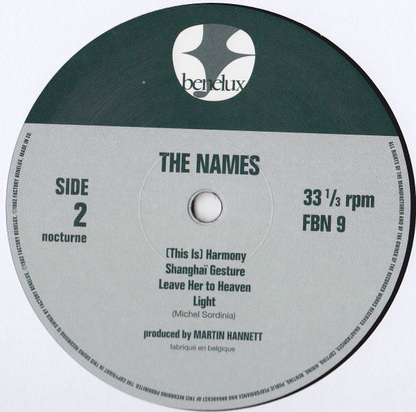 The Names - Swimming