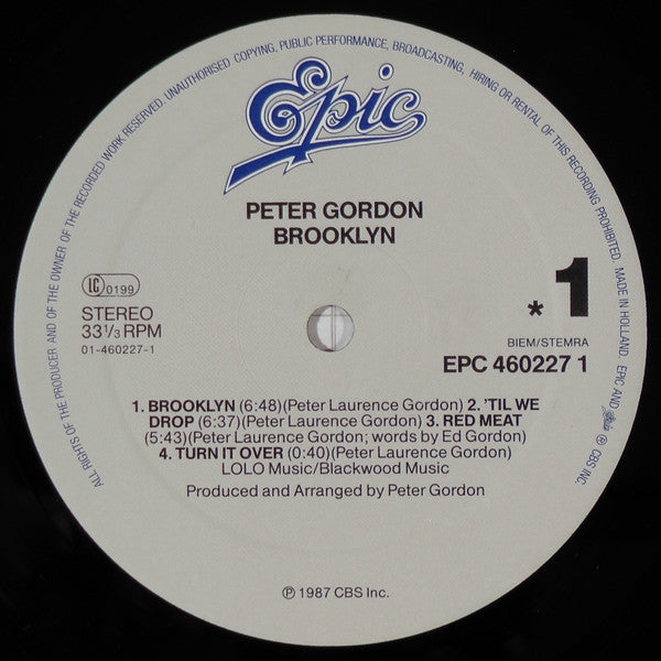 Peter Gordon - Brooklyn