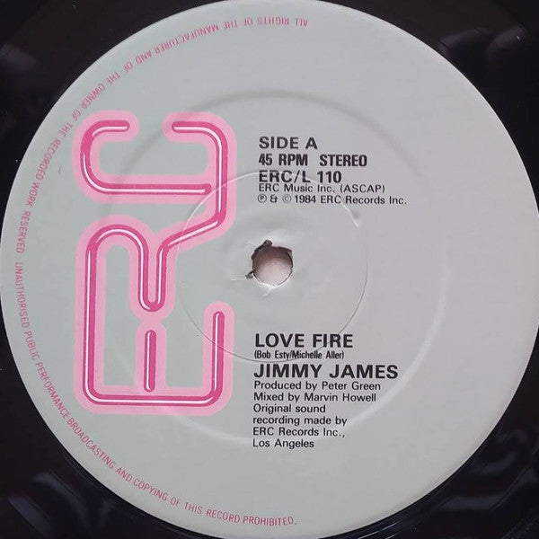 Jimmy James (2) - Love Fire