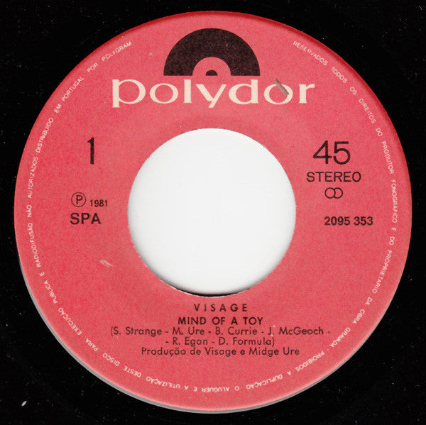Visage - Mind Of A Toy