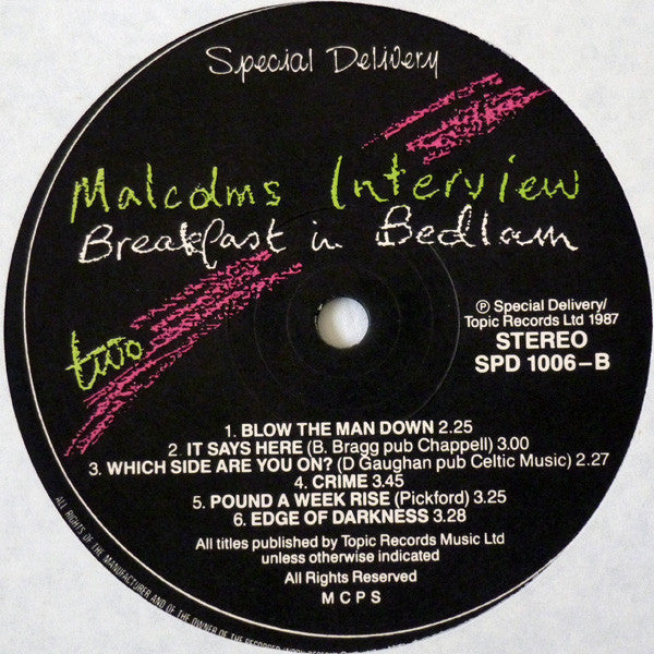 Malcolm's Interview - Breakfast In Bedlam
