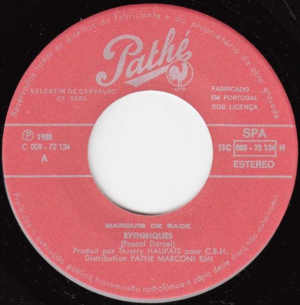 Marquis De Sade - Rythmiques / White Light-White Heat