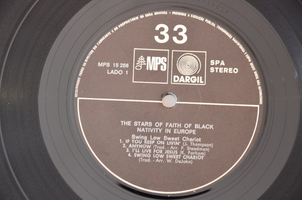 The Stars Of Faith - In Europe - Swing Low Sweet Chariot (Negro Spirituals And Gospel Songs)