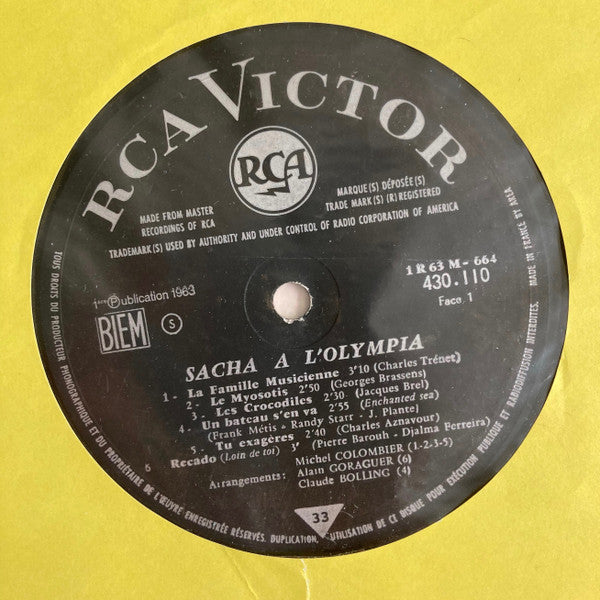 Sacha Distel - Sacha Distel A L'Olympia