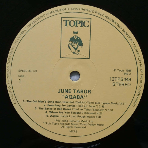 June Tabor - Aqaba