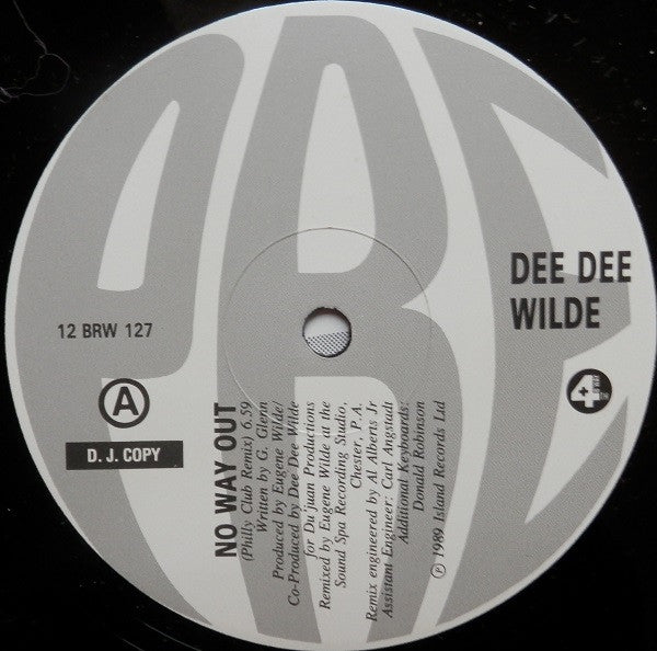 Dee Dee Wilde - No Way Out