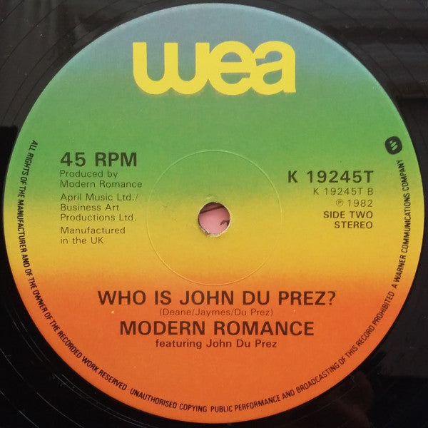 Modern Romance Featuring John Du Prez - Cherry Pink And Apple Blossom White