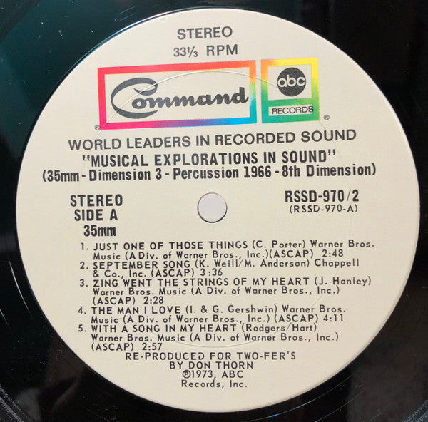 Enoch Light, The Command All-Stars - Musical Explorations In Sound