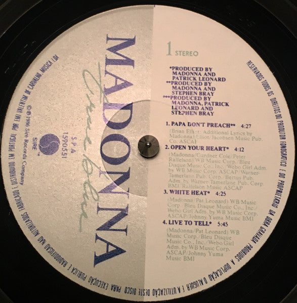 Madonna - True Blue