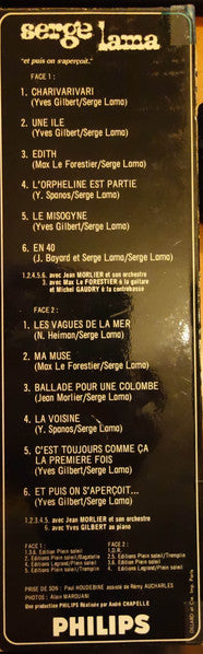 Serge Lama - Et Puis On S'aperçoit