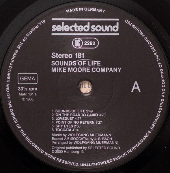 Mike Moore Company - Sounds Of Life