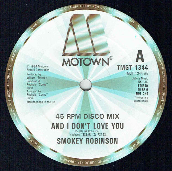 Smokey Robinson - And I Don't Love You