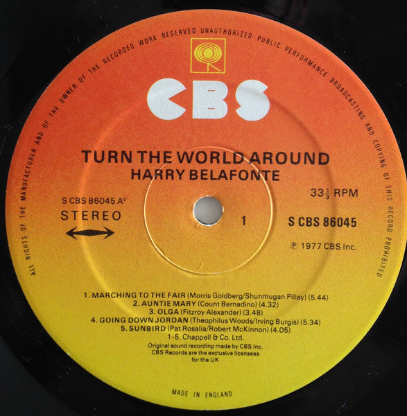 Harry Belafonte - Turn The World Around