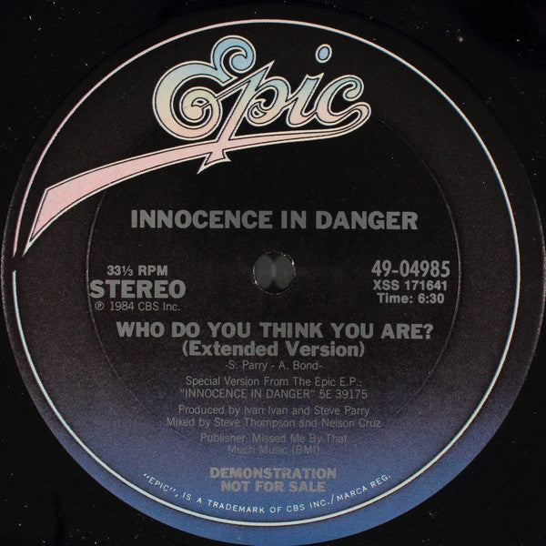 Innocence In Danger - Innocence In Danger